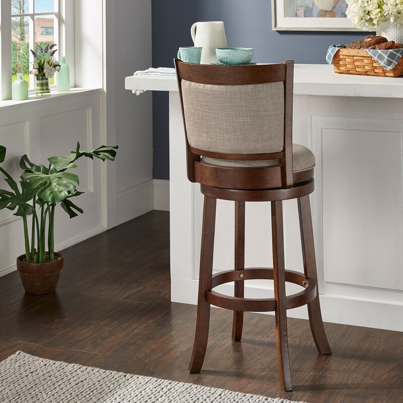 Andover Mills Leda Swivel Stool Reviews Wayfair